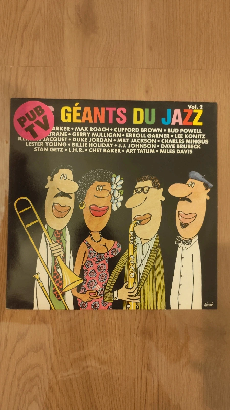 Compilation Vinyle 33Tours "Les Géants du Jazz " Edition Vogue 1988 volume 2